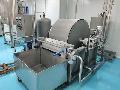 Rotary vacuum drum filtravlar