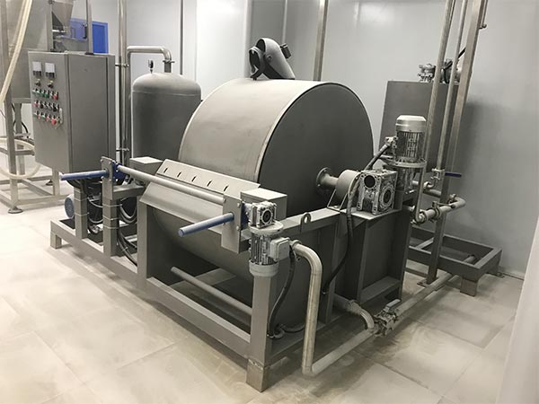 Rotary vacuum drum filtravlar